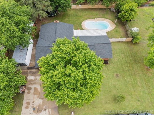 11837 S 84th Ave E, Bixby, OK 74008 - aerial view of property and surrounding area with a pool