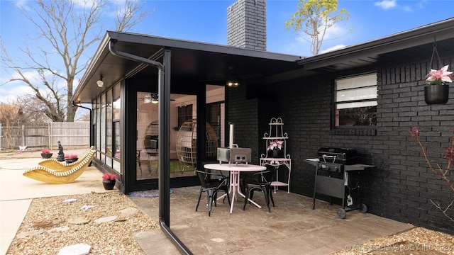 2014 12th Ave NW, Ardmore, OK 73401 - view of patio featuring a grill