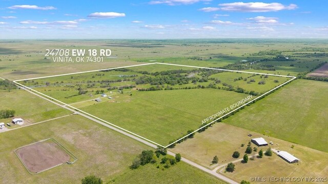 24708 E 18th Rd, Vinita, OK 74301 - view of rural area