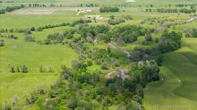 24708 E 18th Rd, Vinita, OK 74301 - aerial view of property's location featuring rural landscape