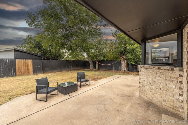 1114 Osage, Ardmore, OK 73401 - view of patio / terrace