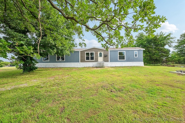 10180 S 241st W Ave, Sapulpa, OK 74066 - view of front facade with a front yard