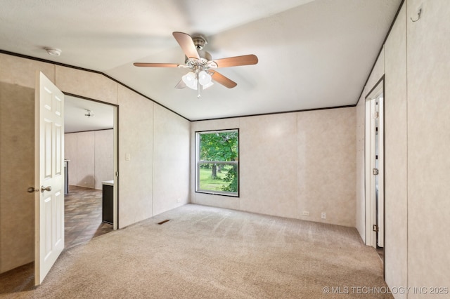 10180 S 241st W Ave, Sapulpa, OK 74066 - unfurnished bedroom with carpet, lofted ceiling, and ceiling fan