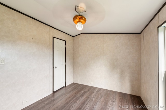 10180 S 241st W Ave, Sapulpa, OK 74066 - spare room with dark wood-type flooring and ornamental molding