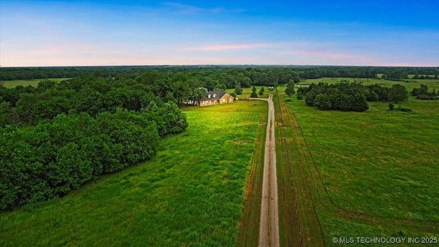 2259 E Rodeo Rd, Durant, OK 74701 - aerial view at dusk of a view of rural / pastoral area