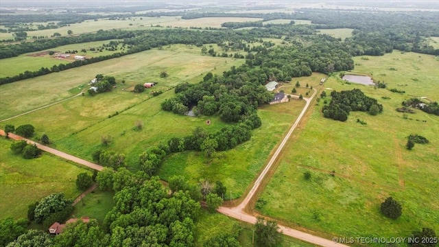2259 E Rodeo Rd, Durant, OK 74701 - aerial view of property's location featuring rural landscape and a pastoral area