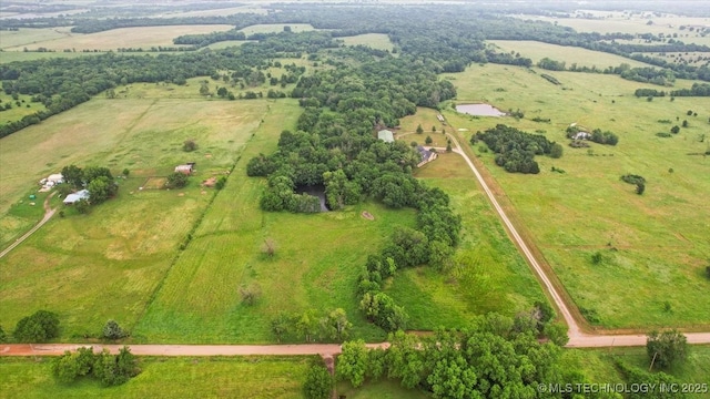2259 E Rodeo Rd, Durant, OK 74701 - aerial view of property's location featuring rural landscape