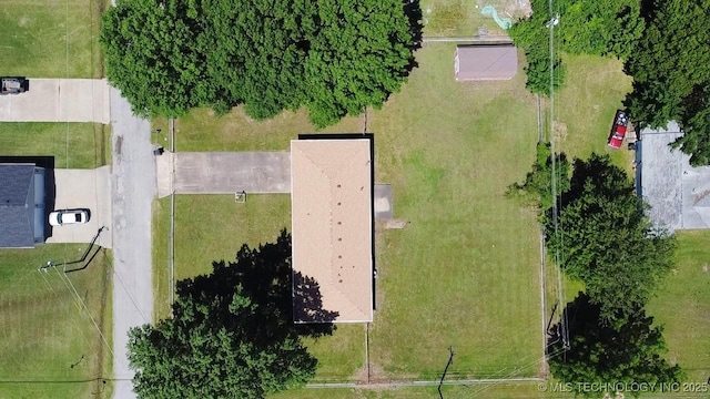 502 W Elm St, Henryetta, OK 74437 - bird's eye view