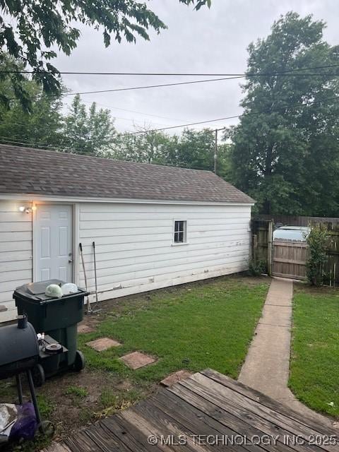 2201 Baugh St, Muskogee, OK 74403 - view of yard