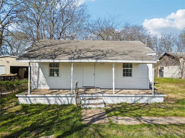 416 S Cedar St, Owasso, OK 74055 - view of outdoor structure with covered porch