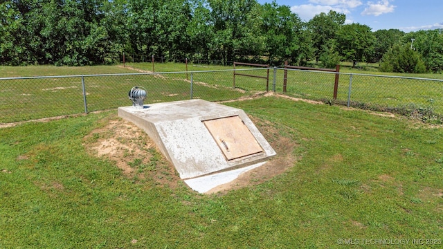 32410 W 301st St S, Bristow, OK 74010 - entry to storm shelter