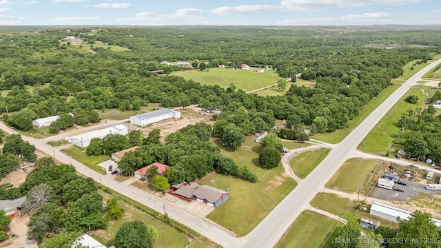 370463 E 5750th Rd, Terlton, OK 74081 - aerial view of a forest