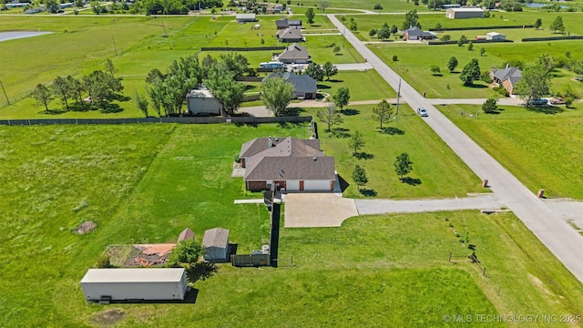 28744 N 3964th Rd, Ochelata, OK 74051 - aerial view