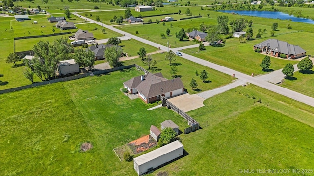 28744 N 3964th Rd, Ochelata, OK 74051 - bird's eye view of a large body of water