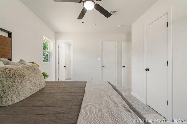 1118 E 131st St S, Jenks, OK 74037 - bedroom with carpet floors and a ceiling fan