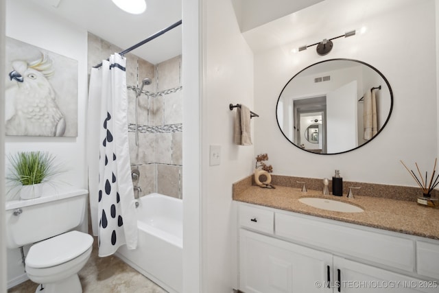 4428 E 68th St Unit 484, Tulsa, OK 74136 - bathroom with toilet, shower / tub combo, and vanity