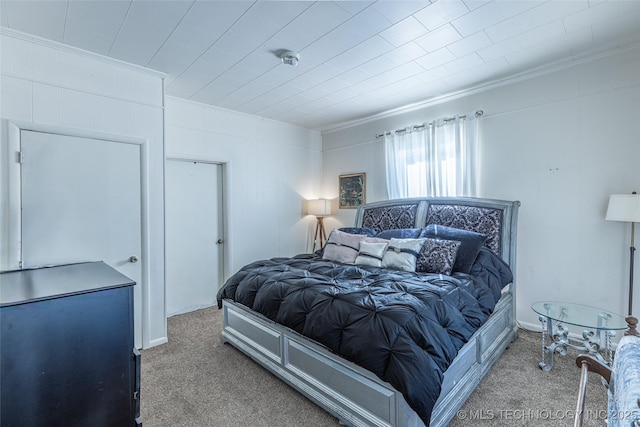 317 E 4th St, Claremore, OK 74017 - carpeted bedroom with crown molding