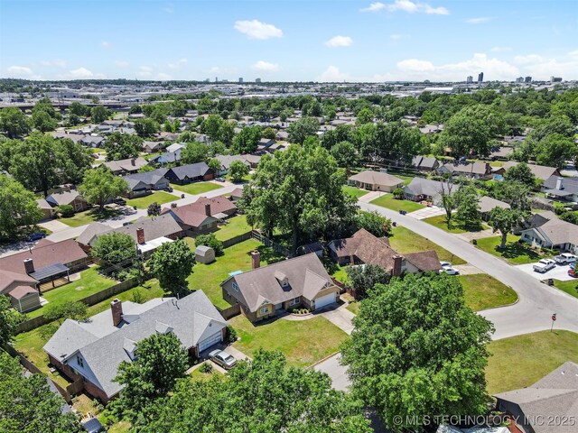 9110 E 37th Ct, Tulsa, OK 74145 - aerial view of residential area