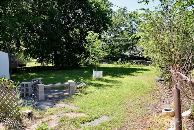 805 W Cummings St, Henryetta, OK 74437 - view of yard