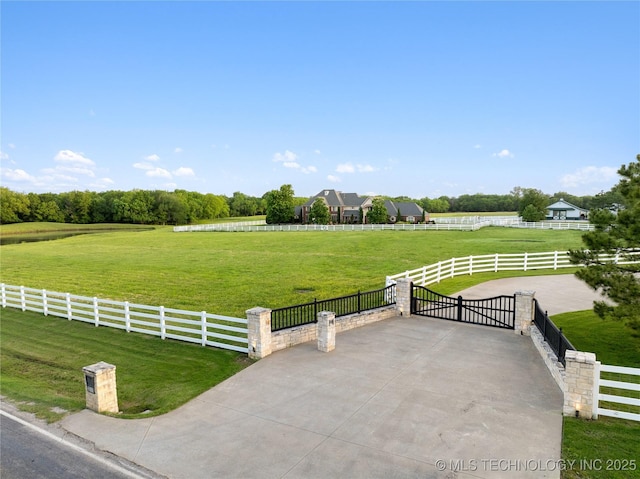 3511 E 181st St S, Bixby, OK 74008 - view of patio / terrace with a view of countryside