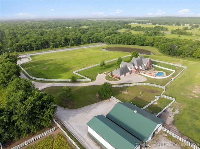 3511 E 181st St S, Bixby, OK 74008 - drone / aerial view of a heavily wooded area