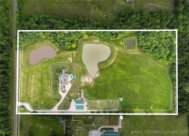 3511 E 181st St S, Bixby, OK 74008 - aerial overview of property's location with property parcel outlined