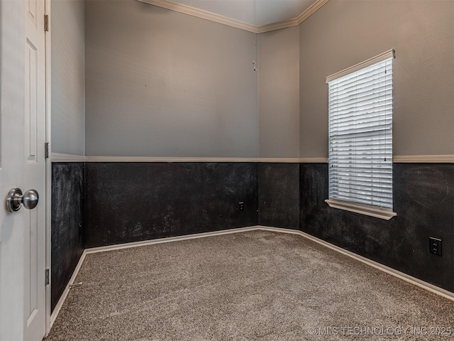 217 D P Newman Cir, Kiefer, OK 74041 - carpeted spare room featuring healthy amount of natural light, ornamental molding, and baseboards