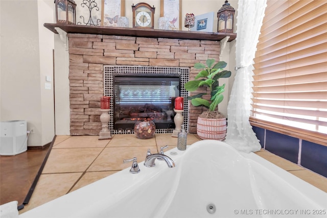 26115 US Highway 70, Bokchito, OK 74726 - detailed view of baseboards and a fireplace