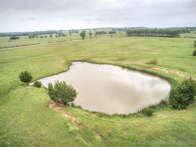 32550 S 250th Rd, Henryetta, OK 74437 - aerial view of sparsely populated area with a nearby body of water
