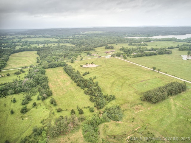 32550 S 250th Rd, Henryetta, OK 74437 - aerial view of property's location featuring rural landscape and a nearby body of water