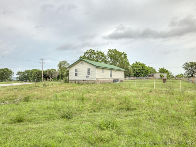 32550 S 250th Rd, Henryetta, OK 74437 - view of yard featuring a view of rural / pastoral area