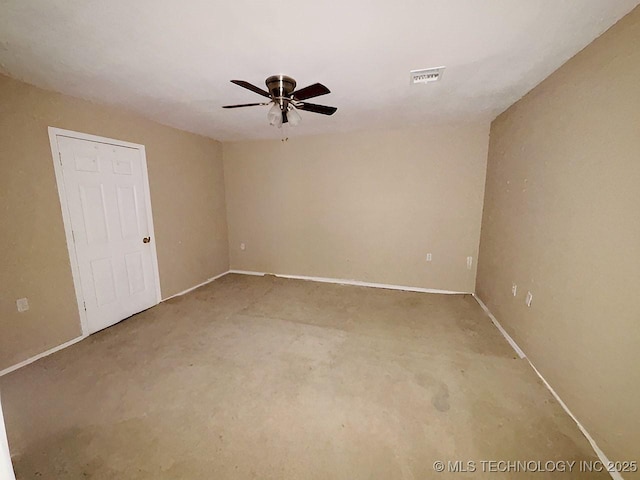 21253 S 530th Rd, Tahlequah, OK 74464 - unfurnished room featuring ceiling fan