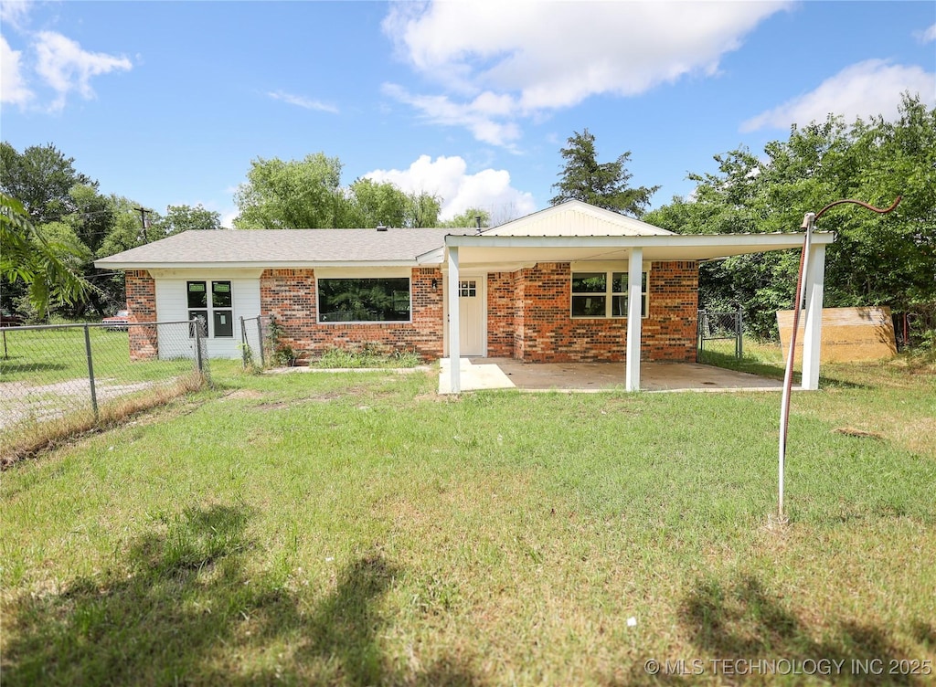 1918 W Wyandotte, Sulphur, OK 73086 - view of front of house with brick siding