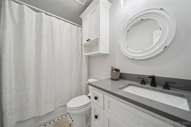 1205 W 88th St S, Tulsa, OK 74132 - bathroom featuring vanity and toilet