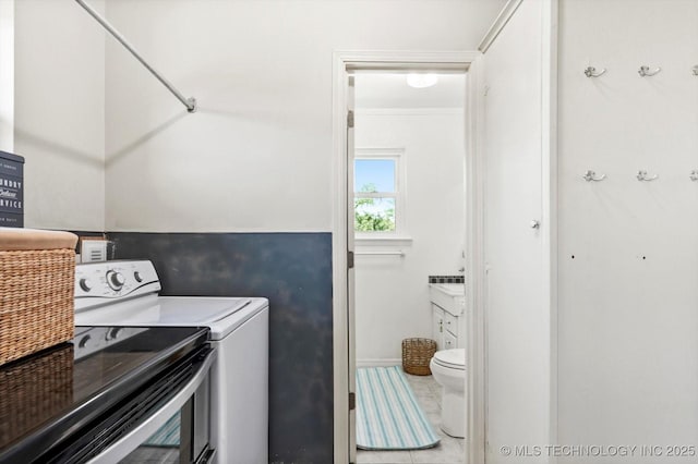 18094 S 461st E Ave, Porter, OK 74454 - laundry room with washer and dryer