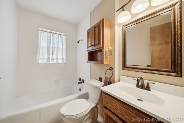 10925 E 4th St, Tulsa, OK 74128 - bathroom featuring toilet, vanity, and  shower combination