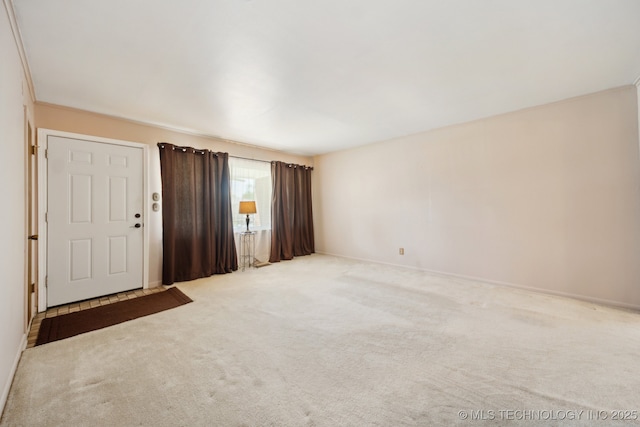 10925 E 4th St, Tulsa, OK 74128 - entryway with carpet flooring
