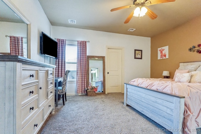 9512 N 144th E Ave, Owasso, OK 74055 - bedroom featuring carpet floors and a ceiling fan