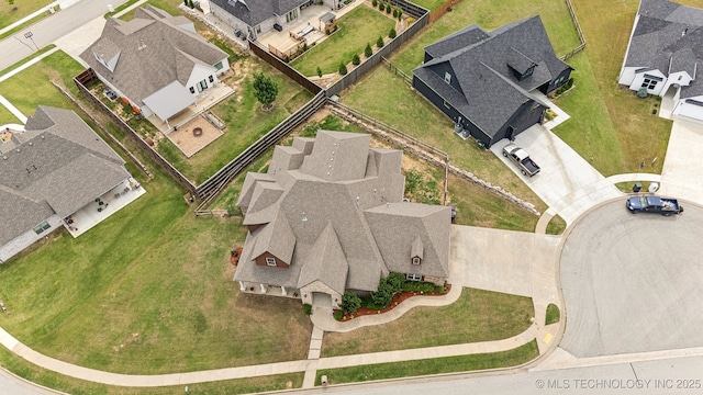 9512 N 144th E Ave, Owasso, OK 74055 - aerial view of residential area