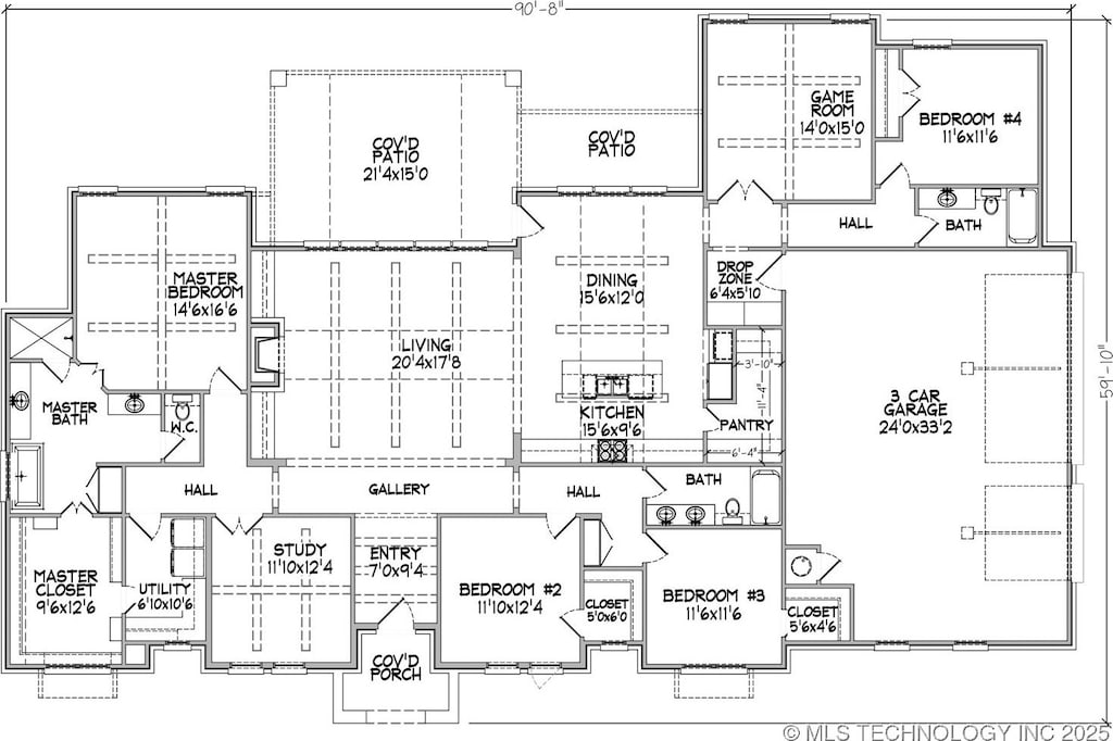 8479 E 108th St, Owasso, OK 74055 - home floor plan