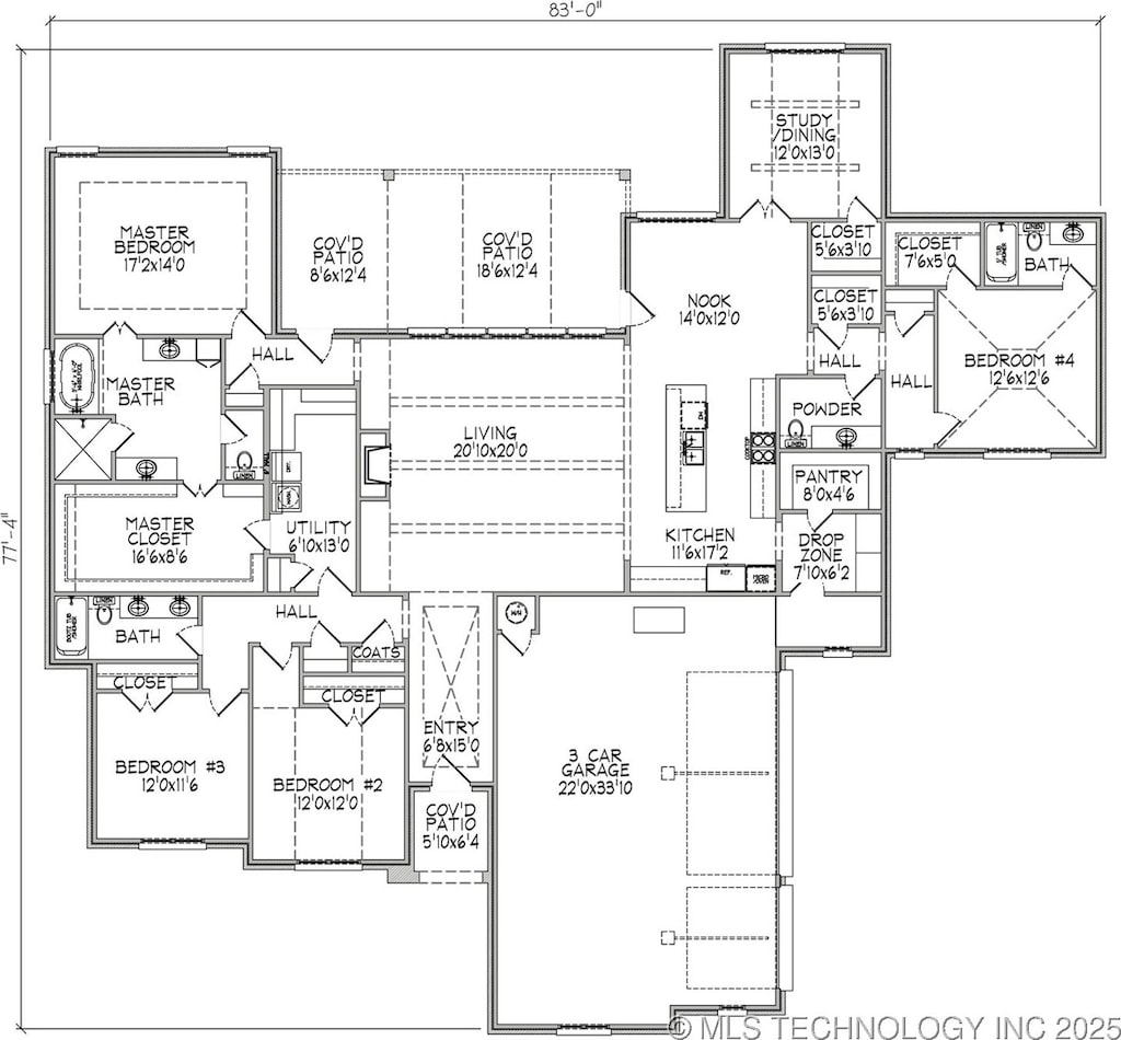 10912 N 81st E Pl, Owasso, OK 74055 - home floor plan