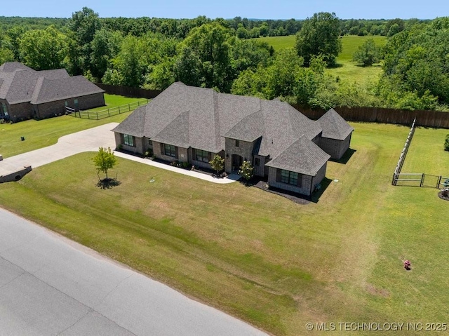 10406 N 86th E Ave, Owasso, OK 74055 - view of subject property featuring a forest
