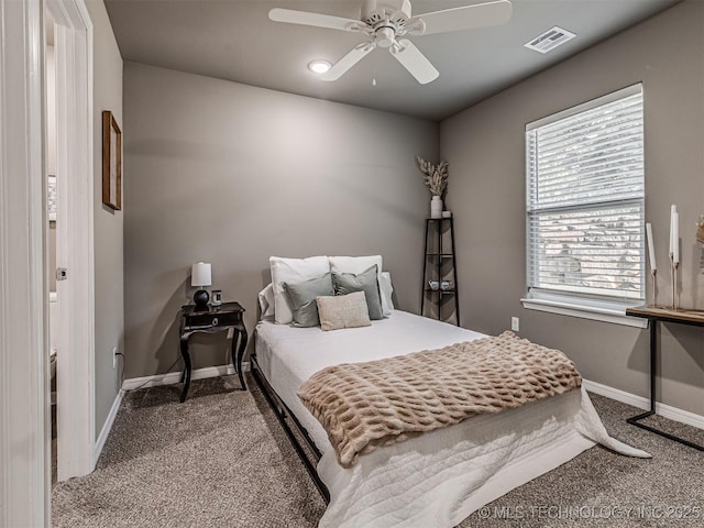 228 W Ohio Ave, Kiefer, OK 74041 - carpeted bedroom with baseboards and ceiling fan