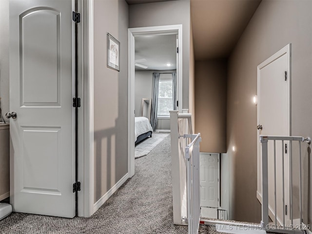 228 W Ohio Ave, Kiefer, OK 74041 - hall with carpet floors and baseboards