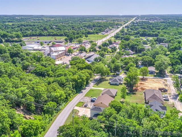 228 W Ohio Ave, Kiefer, OK 74041 - bird's eye view of a heavily wooded area