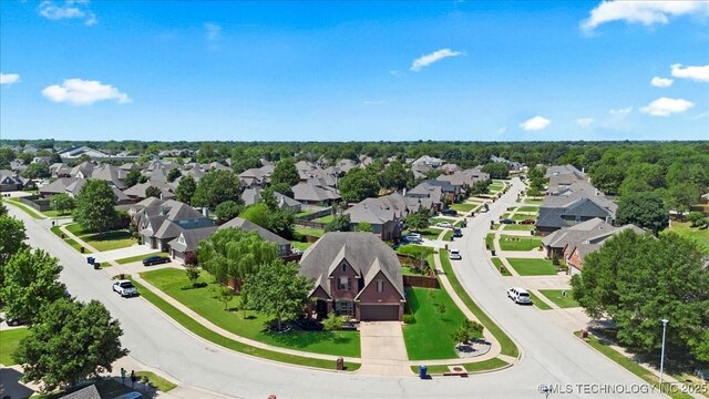 3000 S Tamarack Ave, Broken Arrow, OK 74012 - aerial perspective of suburban area