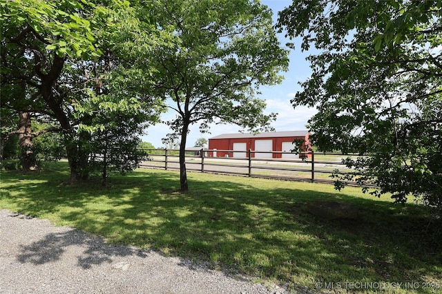 4748 N 4318th Rd, Pryor, OK 74361 - view of yard with an outbuilding and a garage