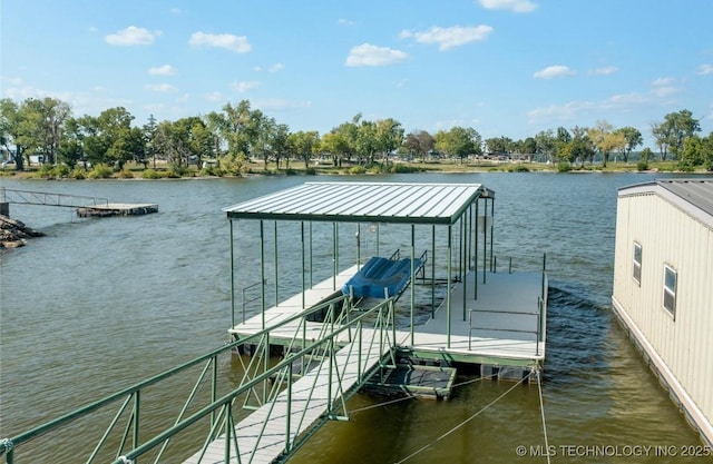 1557 110th St NW, Grove, OK 74344 - dock with a water view