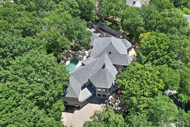 5011 E 84th St, Tulsa, OK 74137 - aerial view of property and surrounding area