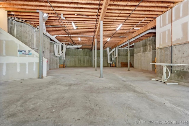 5011 E 84th St, Tulsa, OK 74137 - view of unfinished basement